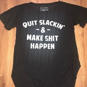 Jac Vanek Uneven Hem Tee